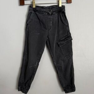 Zara Men's Charcoal Cargo Pants